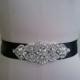 Wedding Belt, Bridal Belt, Sash Belt, Crystal Rhinestone & Off White Pearls  - Style B200099