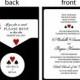 Panel Pocket - CLASSIC VEGAS - Vegas or poker Themed Wedding Invitations
