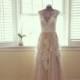 Perfect champagne White Wedding Dress- Made to order-Ting Exclusive