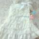 Flower girl dress- baby girls dress, Victorian White Lace Dress, white lace dress,baby dress,Birthday dress,baptism dress,christening, girls