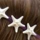 Starfish Hair Accessory-Triple Starfish Stretch Headband-Select Color, Beach Weddings, Starfish Weddings, Boho Chic, Trendy, Mermaids