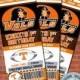 Tennessee Volunteers Vols Ticket Style Birthday Party or Baby Wedding Shower Football Invitations