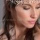 Bridal Headband, Pearl Bohemian Halo, Rhinestone Bohemian Head Piece, Wedding Hair Accessory - Trish
