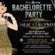 Bachelorette Birthday Invitation Milestone ANY AGE Roaring Twenties Great Gatsby Art Deco 1920s Retro