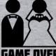GAME OVER Groom gift from bride groom shirt groomsmen gift bride and groom sign groom tshirt wedding tuxedo shirts groom to be