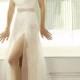 Zipper A-line Sweetheart Organza,lace Court Train Wedding Dress