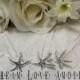 Starfish rhinestone wedding hair pins