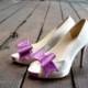 Custom Made Wedding Shoe, Purple Glitter Shoes, Purple Wedding Shoes, Purple Bridal Shoes, Custom Made Shoes, Bespoke Shoes