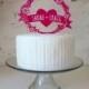 Wedding Cake Topper Personalised Mr & Mrs Name Banner