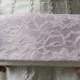 The LENA CLUTCH - Orchid Satin and Ivory Lace Clutch - Pale Purple Wedding Clutch - Bridesmaid Gift Idea