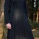 Druid Dress with sleeves - Long Dress - Cotton Jersey - Custom Made - Halloween - Samhain - Wedding - For the Fantasy Freak in you