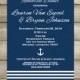 Navy and White Rehearsal Dinner Invitation, Anchor Theme Rehearsal Dinner Invitation, Nautical Bridal Shower Invitation, Engagement Party