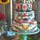 24 Delicious And Beautiful Boho Chic Wedding Cakes 