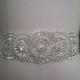 Wedding Belt, Bridal Belt, Sash Belt, Crystal Rhinestone & Off White Pearls - Style B300112