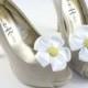 Flower Shoe Clip, Daisy Shoe Clips, Flower Bow Clip Shoes, Daisy Wedding Accessories