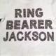 Personalized Ring Bearer T-Shirt  with Your Little One's Name Customized to Coordinate with Your Special Day