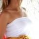 Saffron silk satin flower wedding dress belt / sash, bridesmaid belt