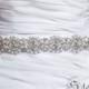 SALE OLIVIA wedding bridal crystal pearl sash , belt