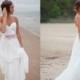 Perfect Beach Dress-Custom wedding gown-sweetheart natrual waist A-line floor length