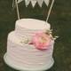 Lace wedding cake topper, 2 row lace wedding cake topper, baby shower cake topper, lace bunting