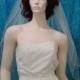 Traditional Wedding Bridal Veil   2 Tier Fingertip length with a delicate Pencil Edge