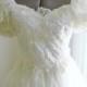 Vintage Ruffled Wedding Dress Lady Antebellum Styled with Beading and Lace Accents on Organza