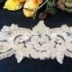 Private Listing 25" Beaded Bridal Belts Wedding Sash Trim Belt with Rhinestones and Crystal Beads Ivory