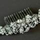 Maya - bridal hair comb, wedding hair accessories, rhinestone comb, Gold hair comb, wedding hair comb, crystal hair comb -Made to order