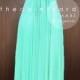 MAXI Turquoise Bridesmaid Convertible Dress Infinity Multiway Wrap Dress Wedding Prom Full Length