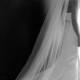 Lauren** Single Tier Chapel Length Veil, Bridal Veil, Ivory, White, Tulle