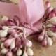 NEW! Rose Blush Double Ended Stamens - Corsage and Boutonnier Wedding Floral Supplies