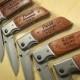 10 Engraved Knives Pocket Knife LED Flashlight Personalized Wood Groomsman Ring Bearer Best Man Gift  Hunting Hiking Keepsake