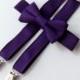 Purple Bowtie and Suspender Set - Infant, Toddler, Boy