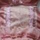 Pink Bra Set Girdle Skirt Vintage Ruffles Dusty Rose Pin Up Buresque Romantic Small Medium By Vintage Opulence On