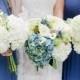 Bridesmaids In Cornflower Blue