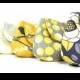 Bridesmaid Clutches Wedding Clutch Bridesmaids Purses Choose Your Fabric Gray Yellow Set of 5