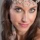 Bridal Headband, Crystal Bohemian Halo, Rhinestone Bohemian Head Piece, Crystal Crown, Wedding Hair Accessory - Silvia