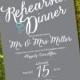 Rehearsal Dinner Invitation - Instant Download and Edit with Adobe Reader - Print at Home!