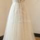 Ivory lace beading lace wedding dress