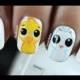 Easter Nail Art *cute Chick And Bunny*