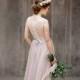 Ulyana // Sheer Back Wedding Dress - Illusion Back Wedding Gown - Romantic Wedding Dress - Bohemian Wedding Gown - Boho Dress - Lace