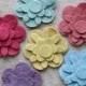 Sweater Weather - Forget Me Not Flowers - 36 Die Cut Wool Blend Felt Flowers