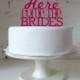 Here Come The Brides' Gay Wedding Cake Topper