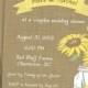 Country Mason Jar Shower Sunflower Invitation Vintage Shabby Chic Baby Bridal Wedding Digital Printable