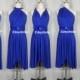 Reseved for: Rachael McGrath Bridesmaid Dress Infinity Dress Knee Length Wrap Convertible Dress