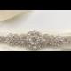 Zina Wedding Bridal Beaded Jeweled Crystal Belt Sash Embellishment