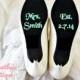 DIY Custom Fantasy Wedding Shoe Decals