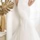 tulle,lace chapel train scoop trumpet natural waist wedding dress - Cheap-dressuk.co.uk
