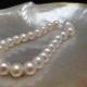 Genuine Pearl Bracelet, AAA Pearl bracelet, Magnetic Pearl Necklace, 7.5-8mm Pearl Bracelet, 7.75 Inches Pearl Bracelet, Easy Pearl Bracelet from ADARNA GALLERY