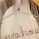 The Original Silver Lingerie, Personalized Wire Wedding Dress Hanger - New